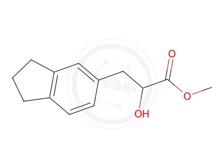 Chemical structure of Methyl 3-(2,3-dihydro-1h-inden-5-yl)-2-hydroxypropanoate
