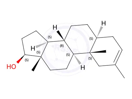 Chemical structure of 2-Methyl-5α-androst-2-en-17β-ol