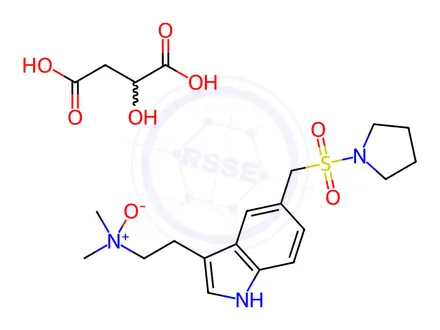 Chemical structure of Almotriptan EP Impurity E (Malic Acid)