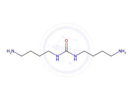 Chemical structure of 1,3-Bis(4-aminobutyl)urea