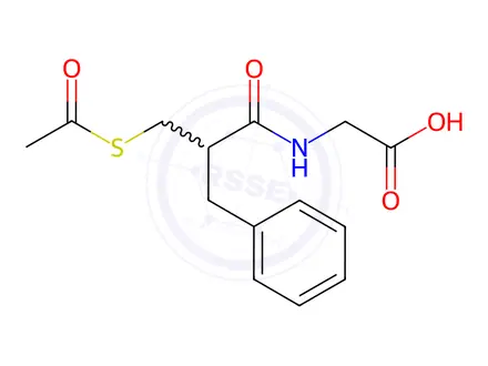 Chemical structure of Hemiacetorphan