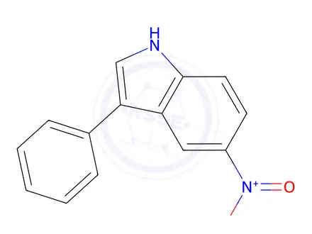 Chemical structure of 3-Phenyl-5-nitro-1H-indole