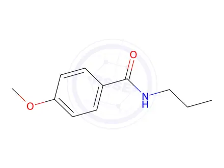 Chemical structure of 4-Methoxy-N-propylbenzamide