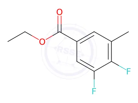 Chemical structure of ethyl 3,4-difluoro-5-methylbenzoate
