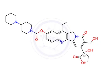 Chemical structure of Irinotecan hydrolyzes ring-opening Impurity