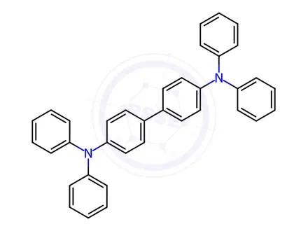 Chemical structure of N,N,N',N'-Tetraphenylbenzidine
