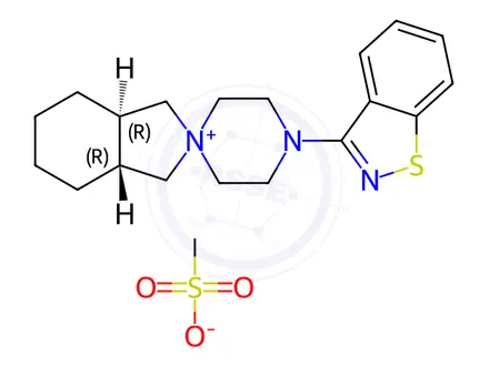 Chemical structure of Lurasidone Impurity 137