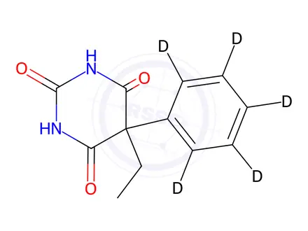 Chemical structure of Phenobarbital-d5 (phenyl-d5)