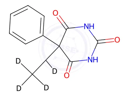 Chemical structure of Phenobarbital-D5A