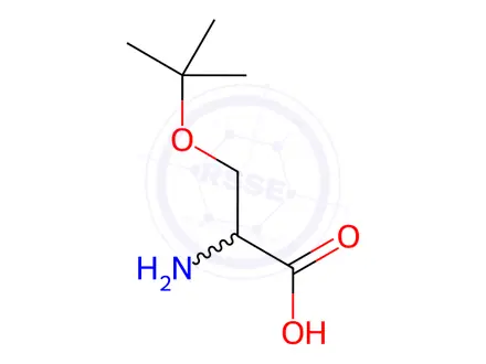 Chemical structure of O-(tert-butyl)serine