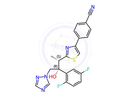 Chemical structure of Isavuconazole Impurity 247