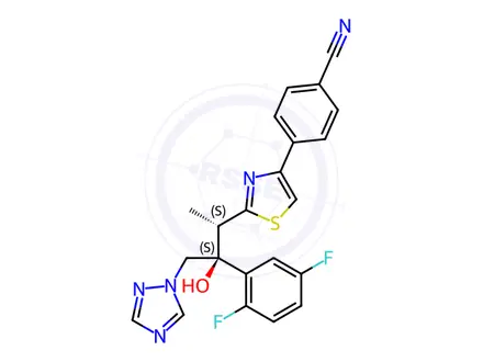 Chemical structure of Isavuconazole Impurity 265