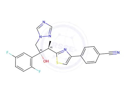 Chemical structure of Isavuconazole