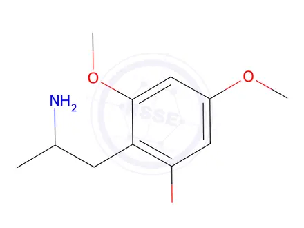 Chemical structure of 2,4,6-TRIMETHOXYAMPHETAMIN