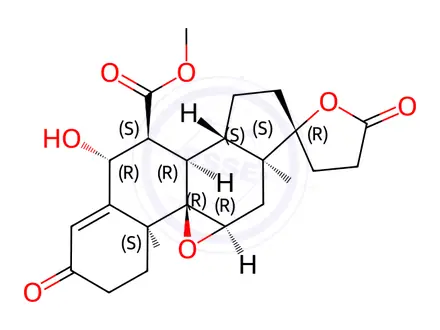 Chemical structure of Eplerenone 6-β-Hydroxy Analog