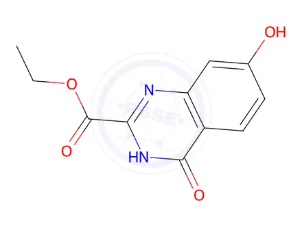 Chemical structure of Ethyl 4,7-dihydroxyquinazoline-2-carboxylate