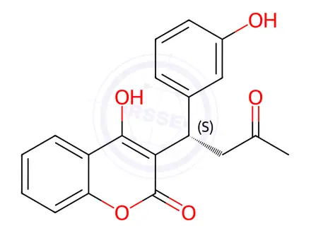 Chemical structure of Warfarin Sodium Impurity 39
