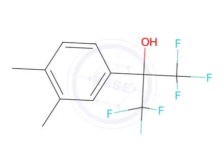 Chemical structure of 2-(3,4-Dimethylphenyl)-1,1,1,3,3,3-hexafluoropropan-2-ol