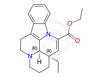 Chemical structure of Vinpocetine Impurity F