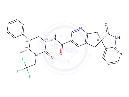 Chemical structure of Ubrogepant