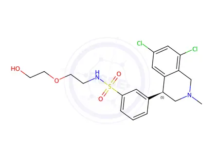 Chemical structure of Tenapanor impurity 8