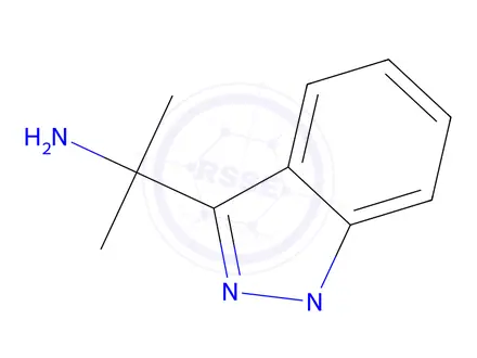 Chemical structure of 2-(1-Methyl-1H-indazol-3-yl)propan-2-amine