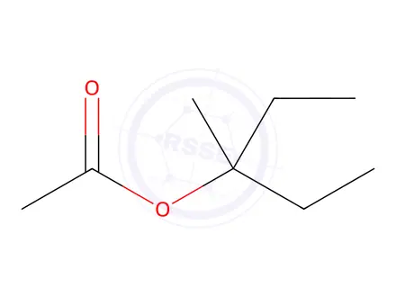 Chemical structure of 3-Methylpentan-3-yl acetate