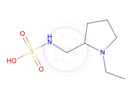 Chemical structure of ((1-Ethylpyrrolidin-2-yl)methyl)sulfamic acid