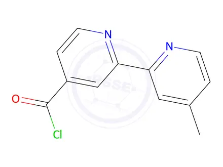 Chemical structure of 4'-Methyl[2,2'-bipyridine]-4-carbonyl Chloride