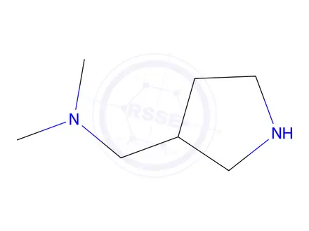 Chemical structure of N,N-Dimethyl-1-(pyrrolidin-3-yl)methanamine