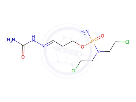 Chemical structure of Hydroxy cyclophosphamide Semicarbazone
