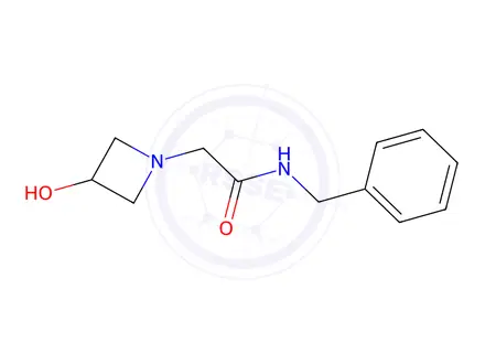 Chemical structure of n-benzyl-2-(3-hydroxyazetidin-1-yl)acetamide