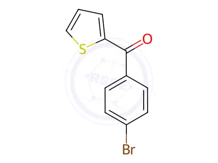 Chemical structure of (4-Bromophenyl)(thiophen-2-yl)methanone