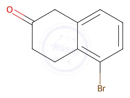Chemical structure of 5-Bromo-2-tetralone