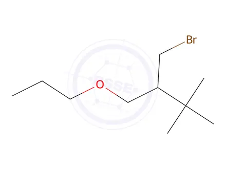Chemical structure of 1-Bromo-3,3-dimethyl-2-(propoxymethyl)butane