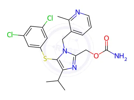 Chemical structure of Capravirine Impurity 8