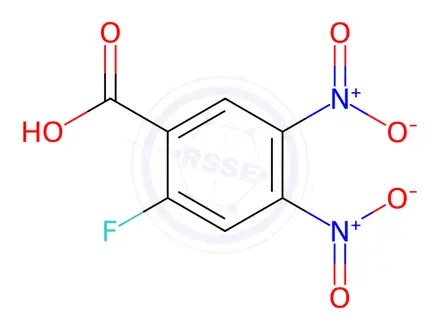 Chemical structure of 2-Fluoro-4,5-dinitro-benzoic acid