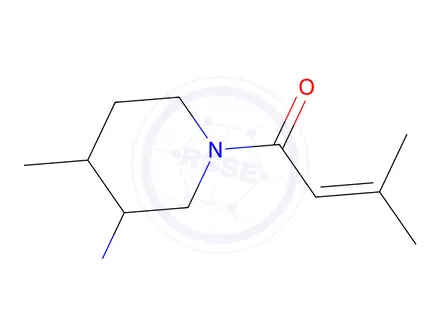 Chemical structure of 1-(3-Amino-4-methylpiperidin-1-yl)-3-methylbut-2-en-1-one