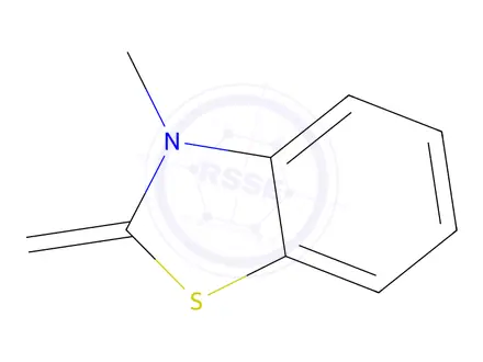 Chemical structure of 3-Methyl-2-methylene-2,3-dihydrobenzo[d]thiazole