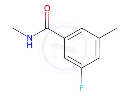 Chemical structure of 3-Fluoro-N,5-dimethylbenzamide