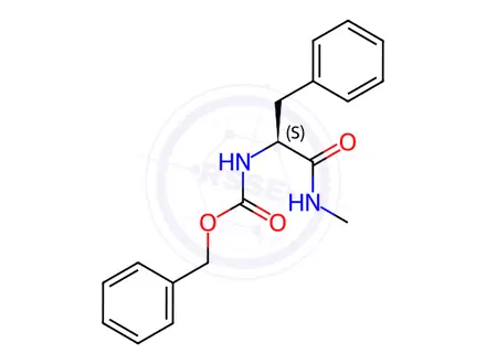 Chemical structure of N-Methyl L-Z-Phenylalaninamide