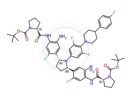 Chemical structure of Pibrentasvir Impurity 11