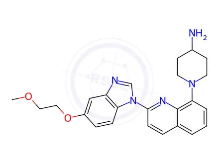 Chemical structure of Crenolanib Besylate Impurity 43