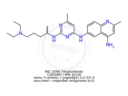 Chemical structure of NSC 23766