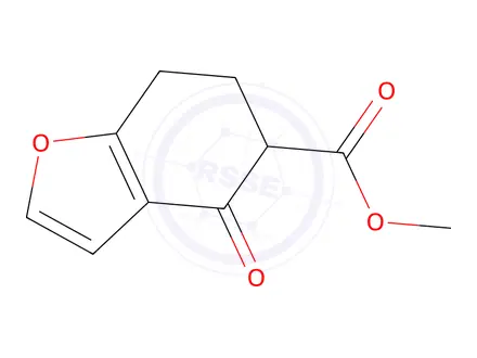 Chemical structure of Methyl 4-Oxo-4,5,6,7-Tetrahydrobenzofuran-5-Carboxylate