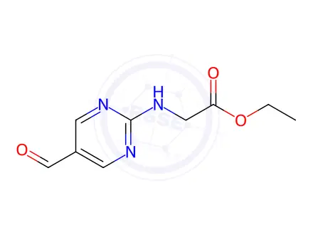 Chemical structure of Ethyl N-(5-Formylpyrimidin-2-yl)glycinate