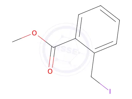 Chemical structure of 2-IODOMETHYL BENZOIC ACID METHYL ESTER