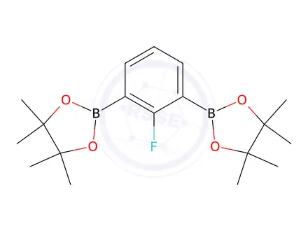 Chemical structure of 2,2'-(2-Fluoro-1,3-phenylene)bis(4,4,5,5-tetramethyl-1,3,2-dioxaborolane)