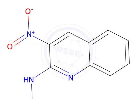 Chemical structure of 2-Hydrazinyl-3-nitroquinoline