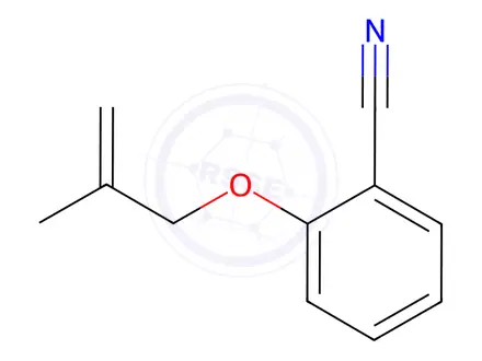 Chemical structure of Benzonitrile, 2-[(2-methyl-2-propenyl)oxy]-(9CI)